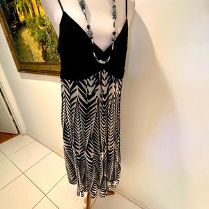 MIXIT Zebra Print Crochet spaghetti Strap Dress 10